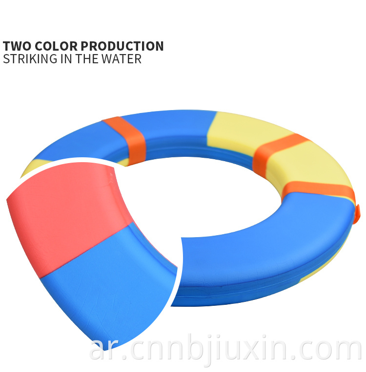 اللون البالغ السباحة إيفا إيفا بركة العوامة حلقة قابلة للنفخ في رياضة المياه الملونة 62*36 سم 6.5 سم